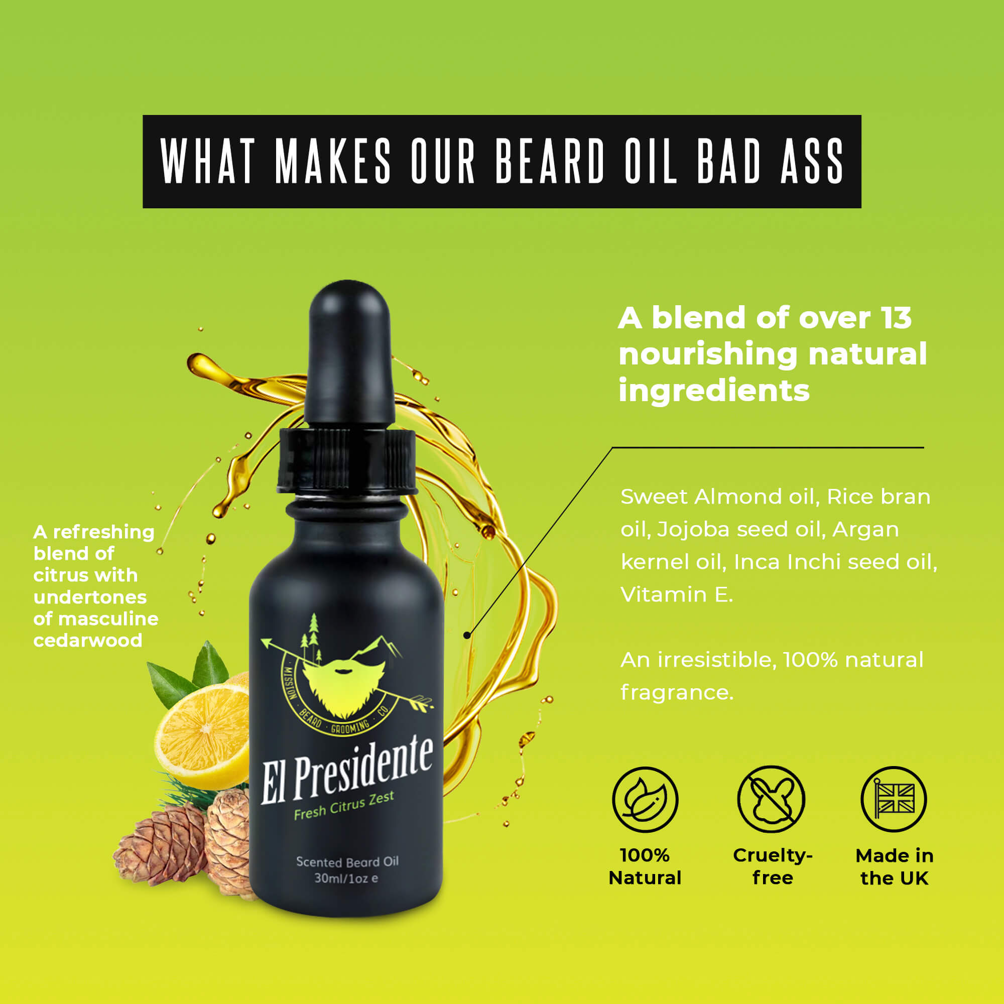 EL PRESIDENTE BEARD OIL