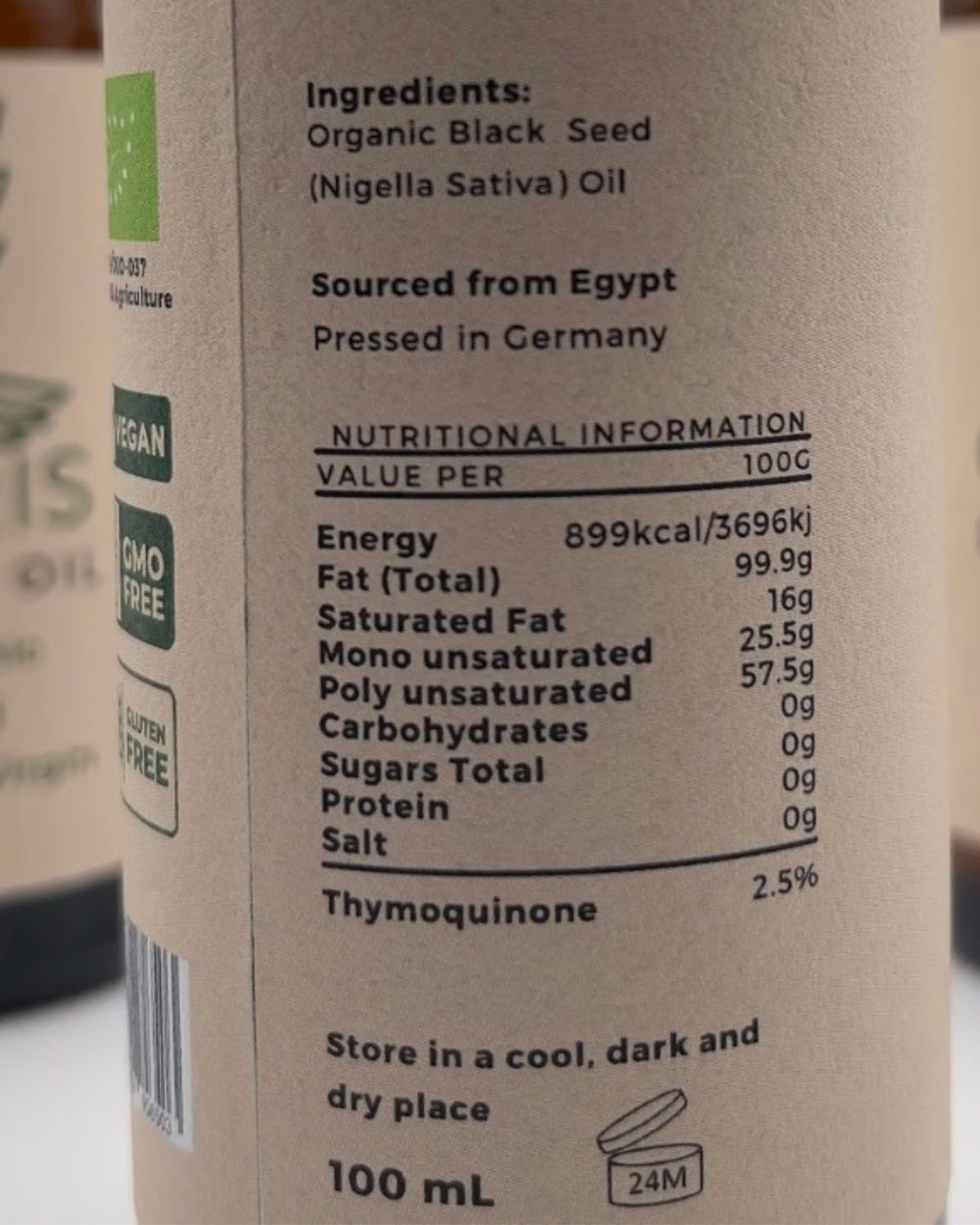 Virgin Egyptian Black Seed Oil